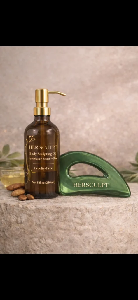 HER SCULPT Body Sculpting Oil & Sculpting Tool